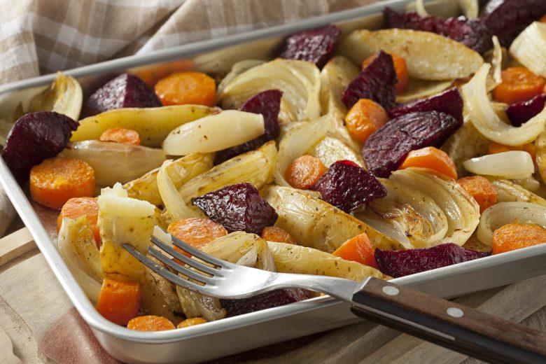 Legumes assados rápidos