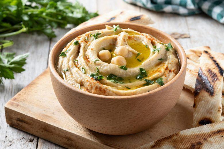 Pasta homus de grão-de-bico