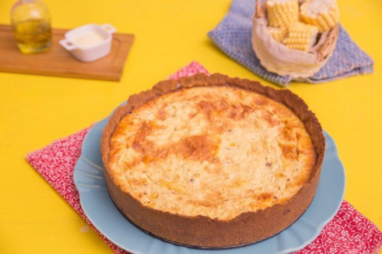 Torta de milho salgada tradicional