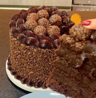 Bolo de brigadeiro perfeito