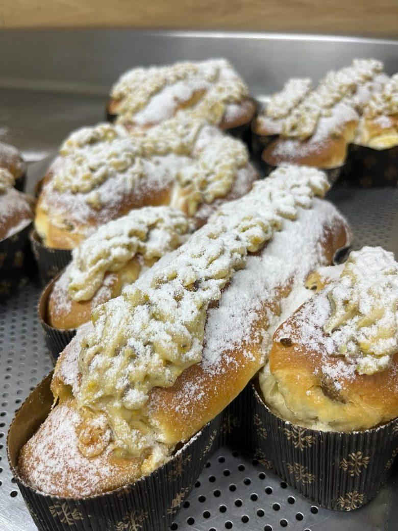 Colomba Pascal com pistache