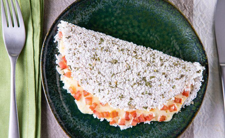Tapioca com ervas