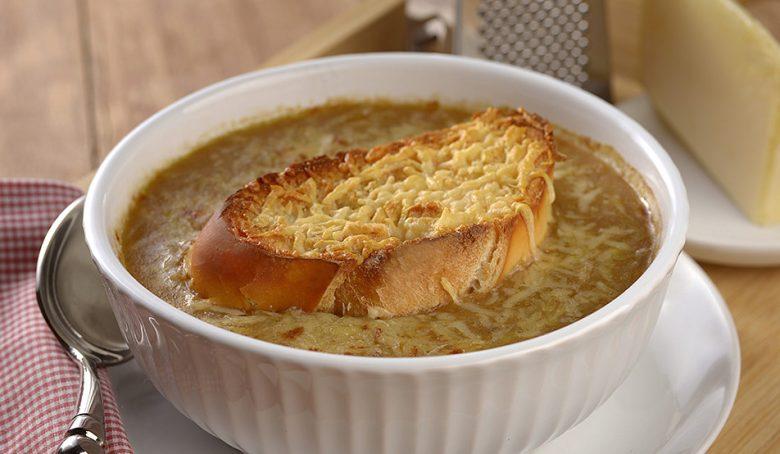Sopa de cebola Umami