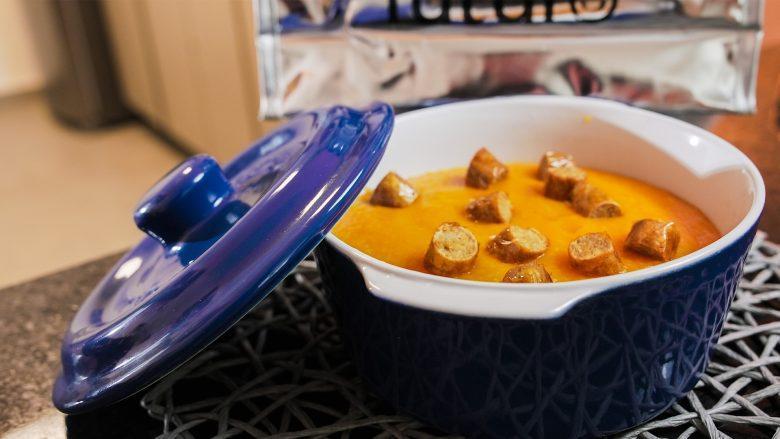 Sopa de legumes com linguiça