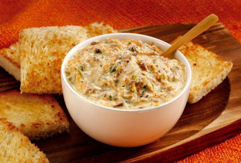 Patê cremoso de sardinha