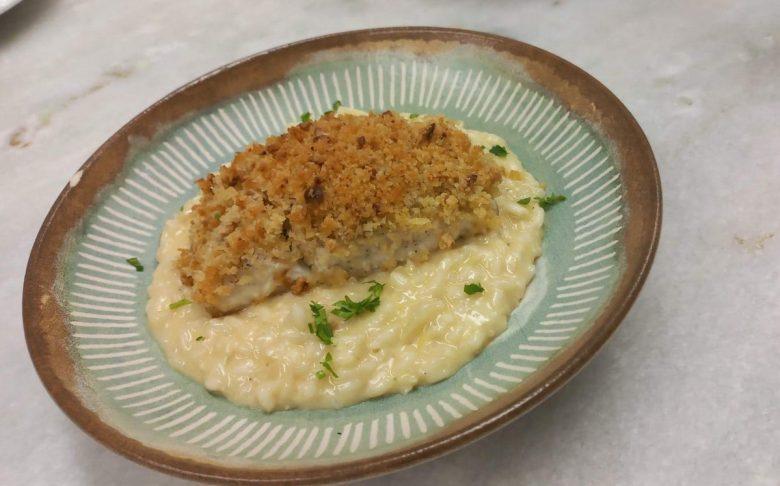 Risoto de limão siciliano