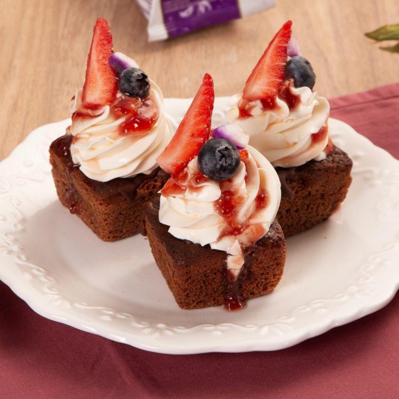 Cheesecake especial de brownie
