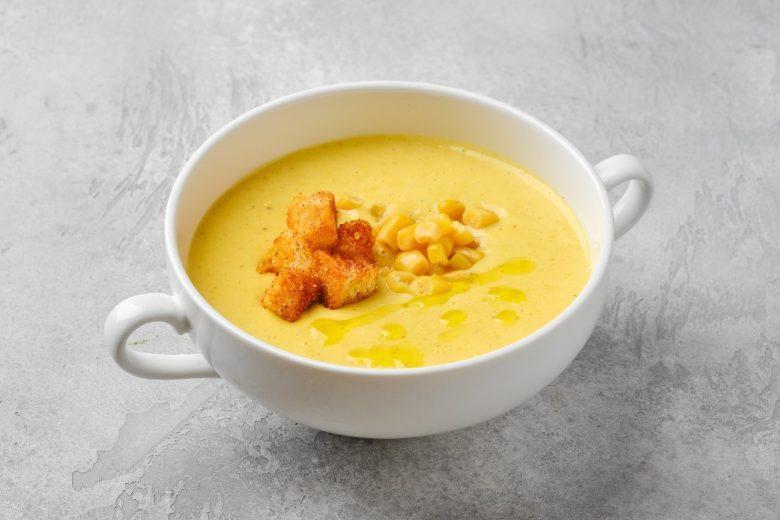 Sopa cremosa de milho especial
