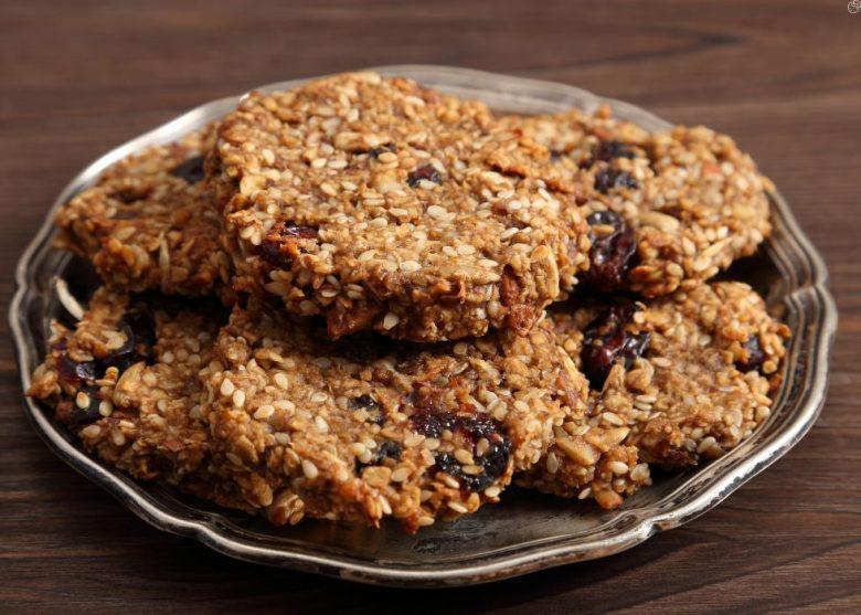 Biscoito de aveia e banana