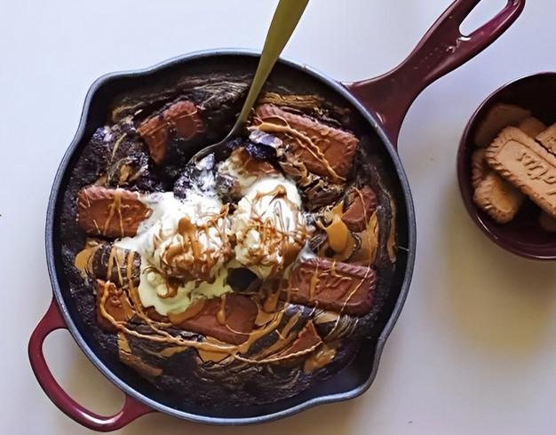 Brownie de biscoito
