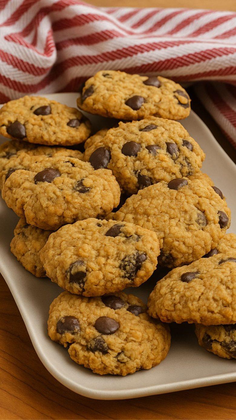 Cookie vegano de amendoim e aveia