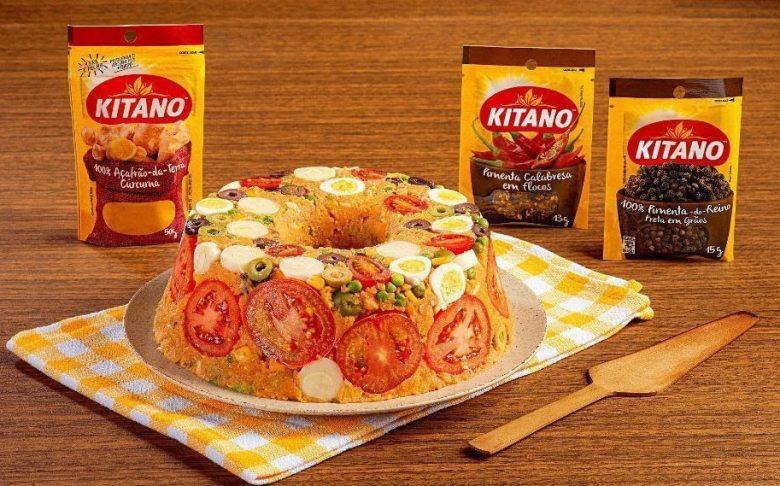 Cuscuz paulista com pimenta-do-reino, açafrão-da-terra e pimenta calabresa