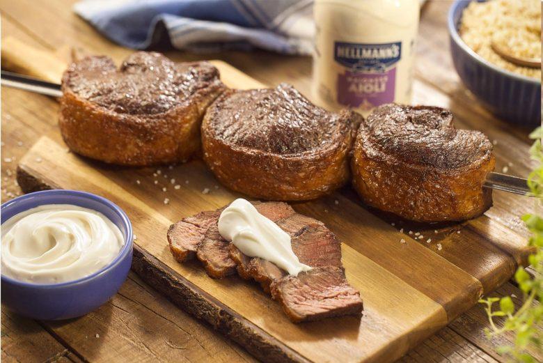 Picanha no espeto com maionese