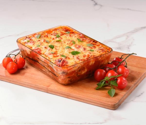 Lasanha de berinjela com tomatinho