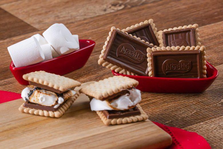 S'mores de choco biscuit