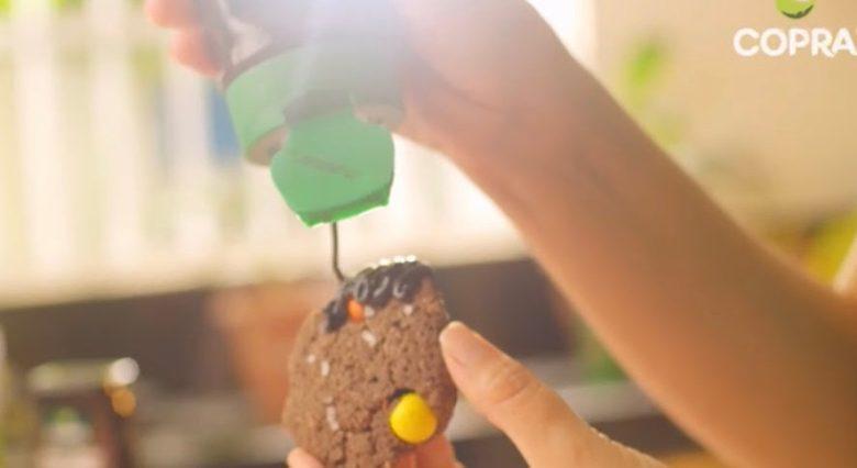 Cookie de cacau com gotas de chocolate sem glúten