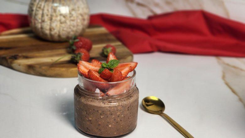 Overnight oats de achocolatado