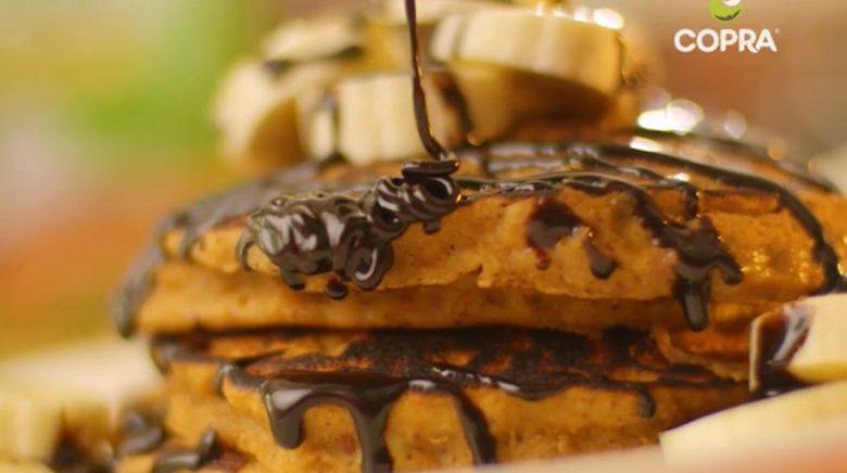 Panqueca de banana sem glúten e sem lactose