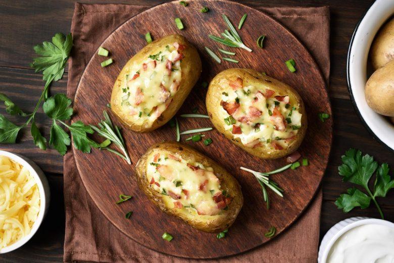 Batata recheada na Airfryer