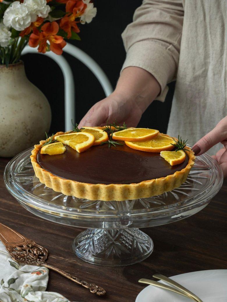 Torta de chocolate e laranja especial