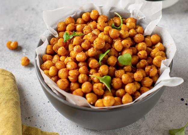 Grão de bico crocante na Air Fryer