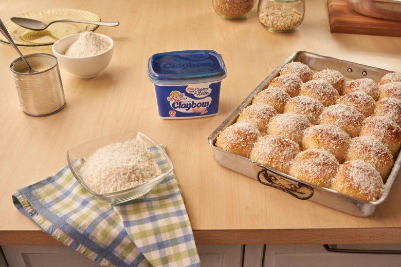 Pão doce especial com coco