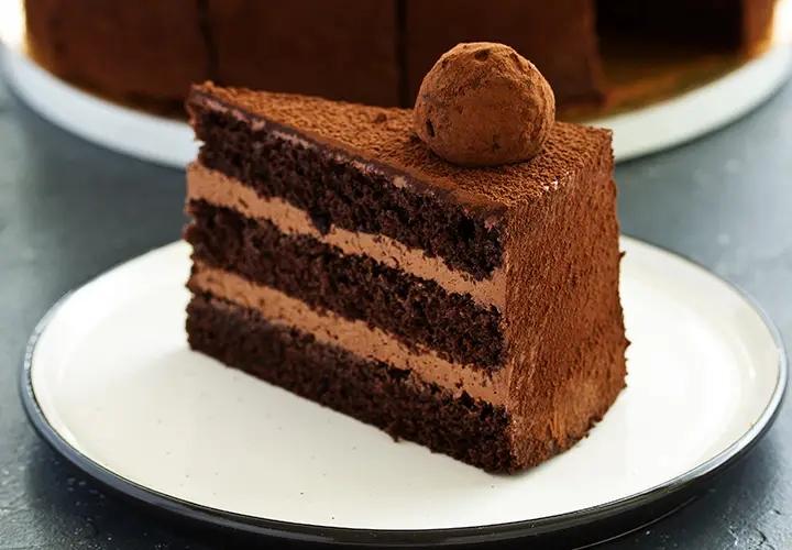 Bolo mousse especial de chocolate 