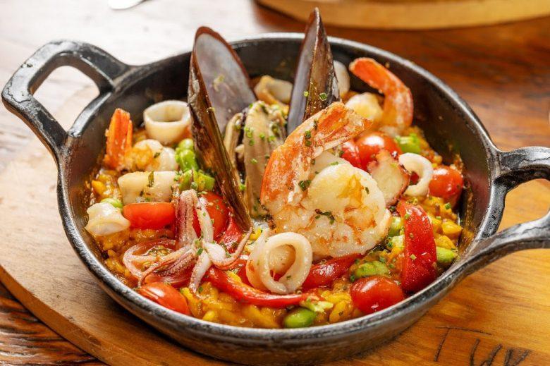 Arroz especial com frutos do mar