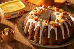 Bolo de reis com frutas brasileiras