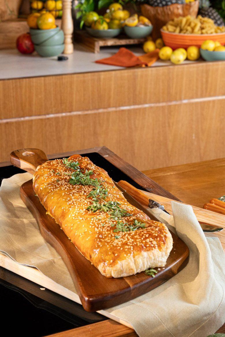 Bife ao Wellington vegetariano