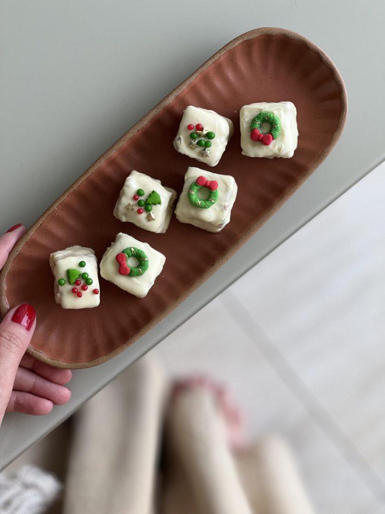 Panetone bites dourados