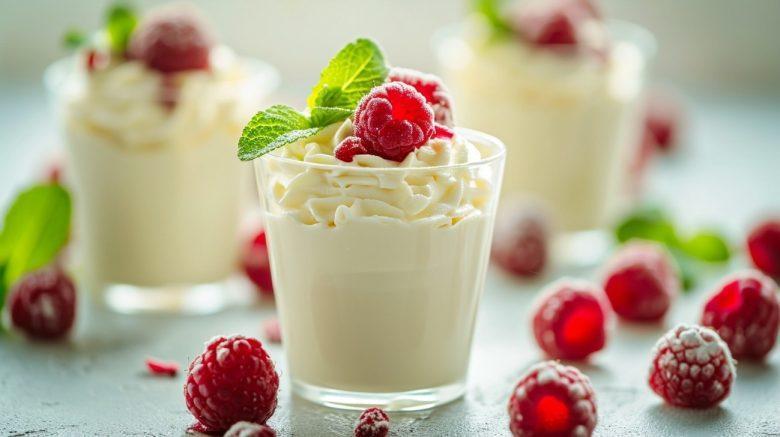 Mousse de chocolate branco com Don Luiz