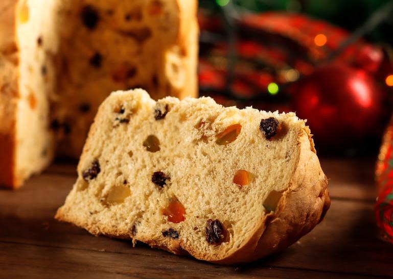 Panetone na panificadora