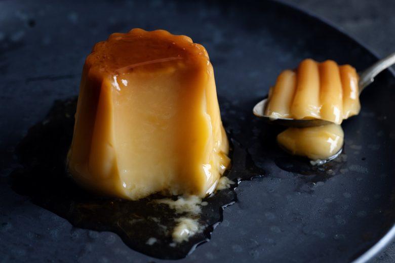 Pudim com doce de leite alcoólico 