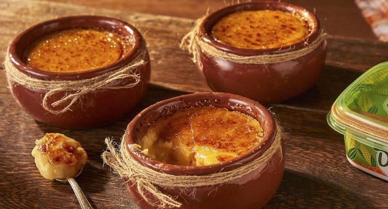 Curau especial de milho brulée