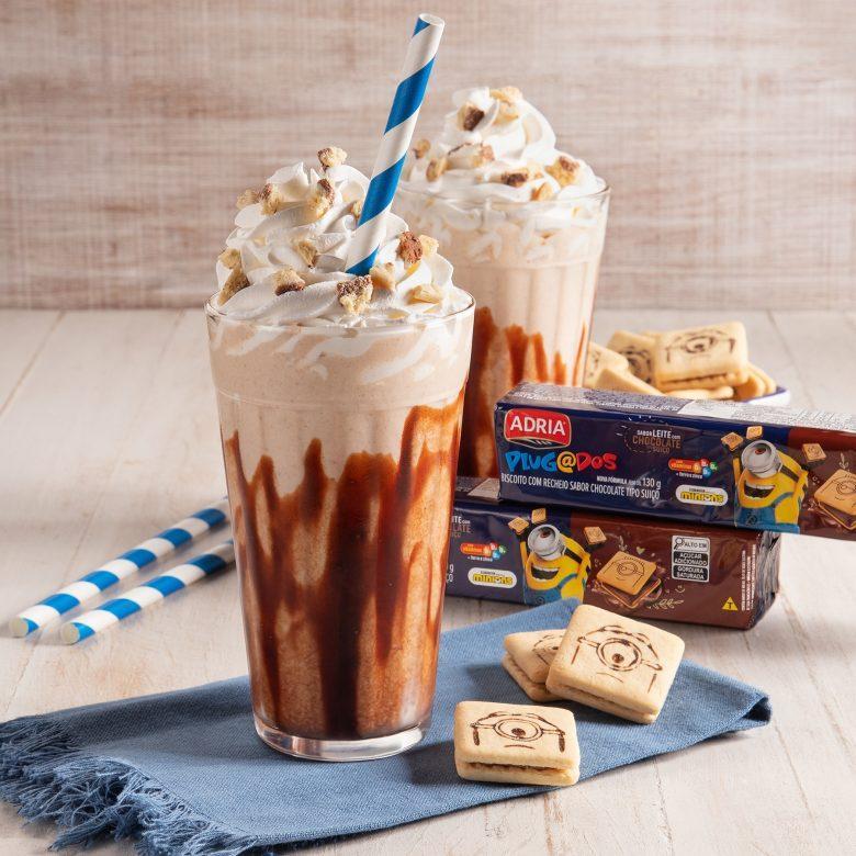 Milk shake de plugados de chocolate