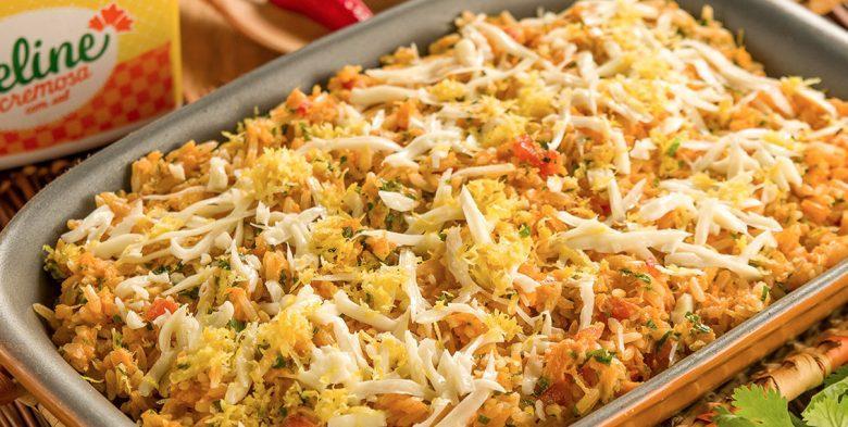 Arroz cremoso com siri