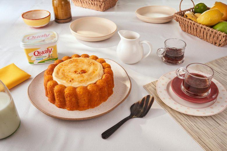 Bolo de cenoura brûlée
