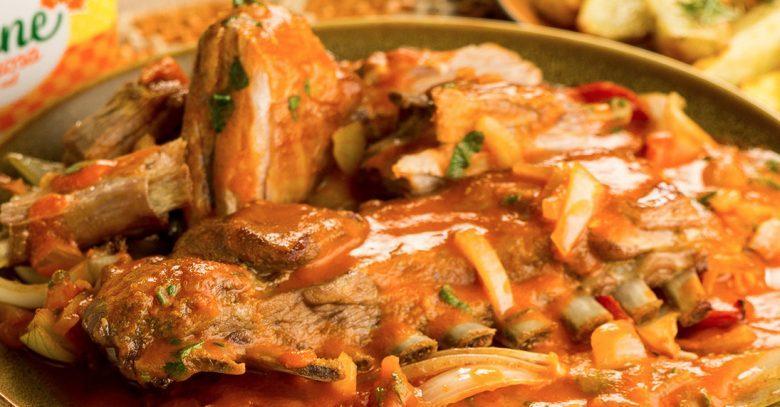 Guisado de costela de cordeiro