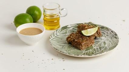 Kibe de arroz com berinjela