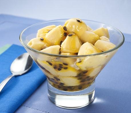 Sorvete diet de maracujá