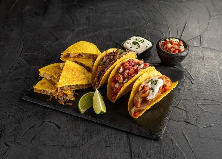 Tacos e quesadilhas na Brasa