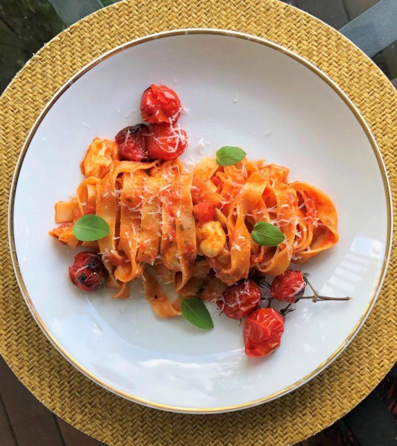 Fettuccine à caprese