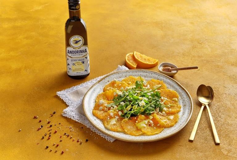 Carpaccio de laranja