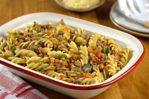 Macarrão bolonhesa de uma panela só
