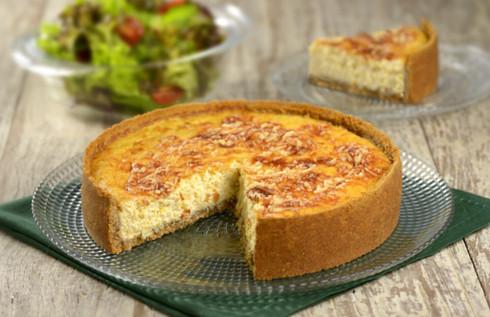 Quiche de milho com queijo
