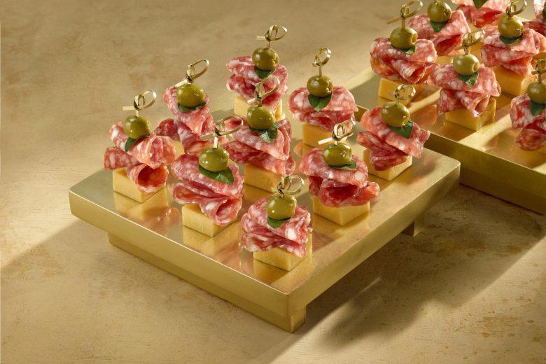 Canapé de salame