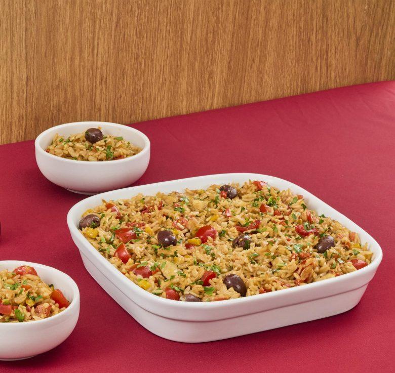 Arroz de bacalhau com pimentão