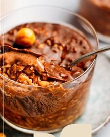 Overnight oats cremoso de chocolate