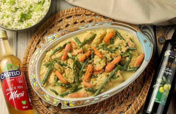 Bacalhau especial indiano